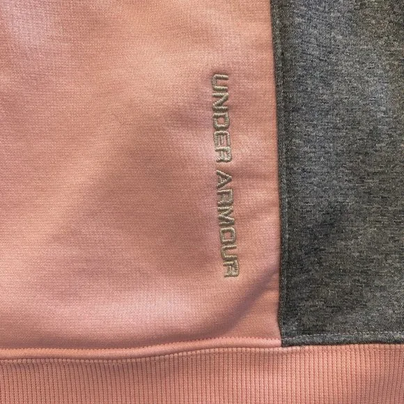 Under Armour Size LG Pink and Grey Hoddie - Picture 11 of 12